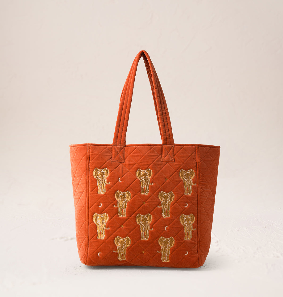 Golden Elephants Tote