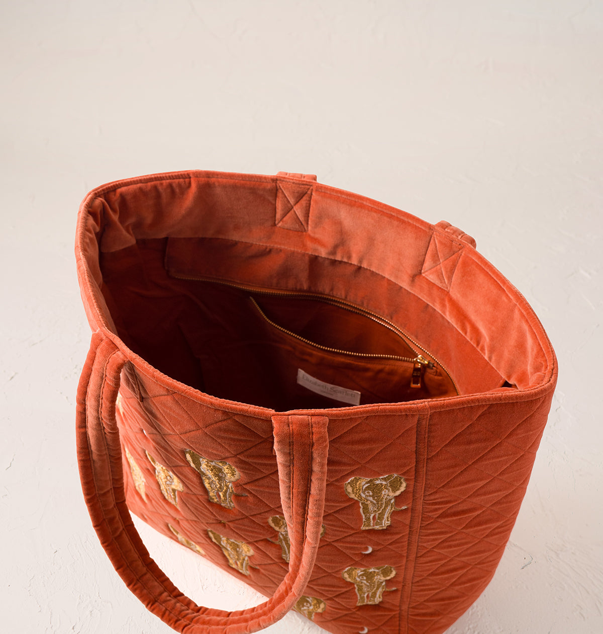 Golden Elephants Tote