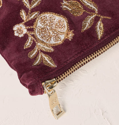 Golden Pomegranate Everyday Pouch
