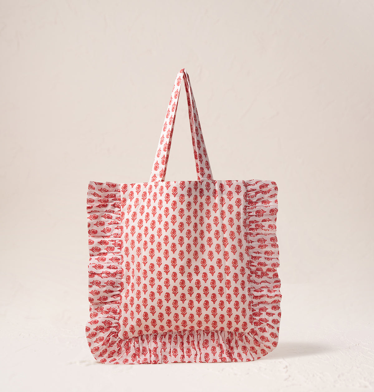 Hearts Cotton Rebirth Frill Tote