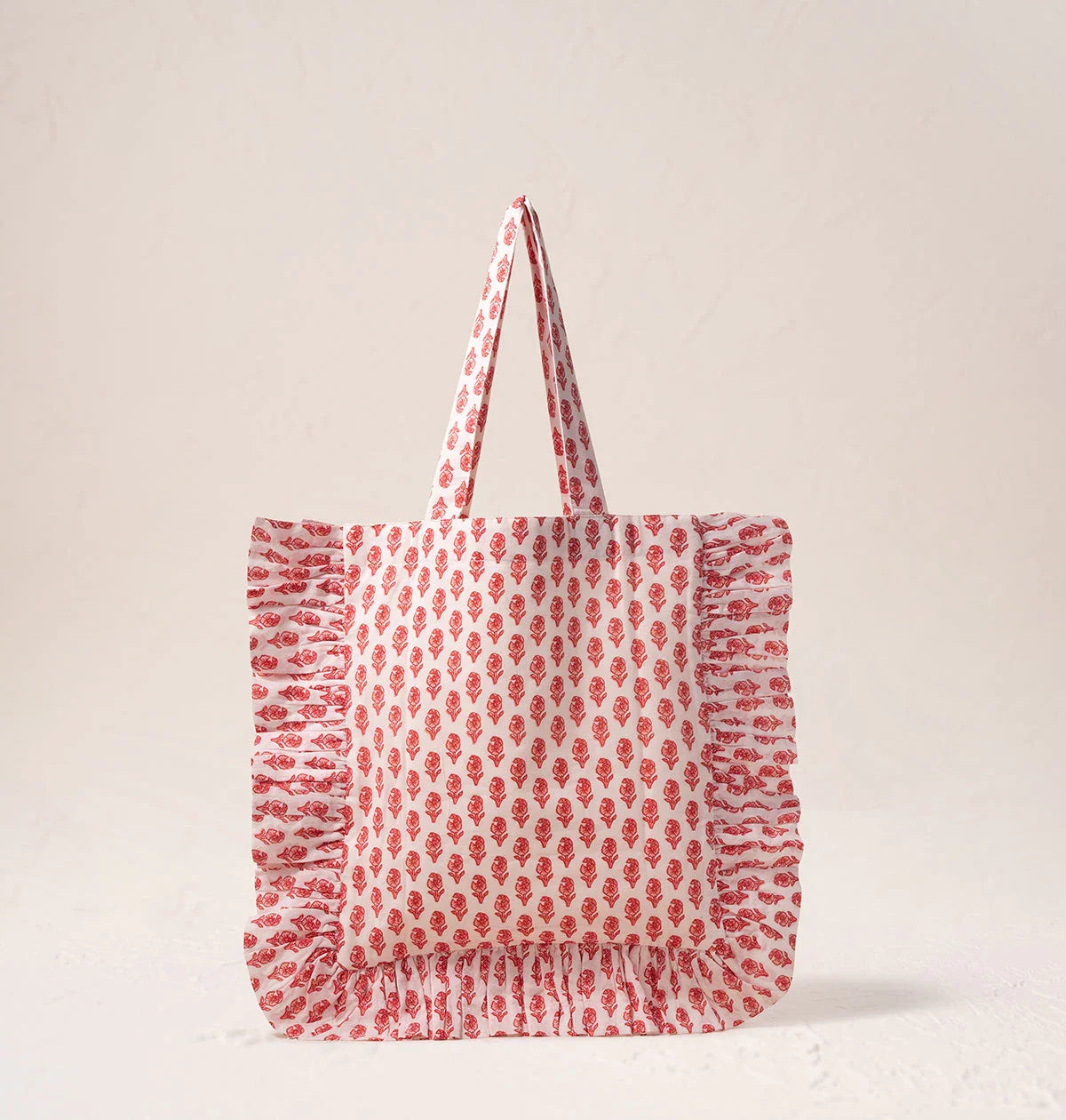 Hearts Cotton Rebirth Frill Tote
