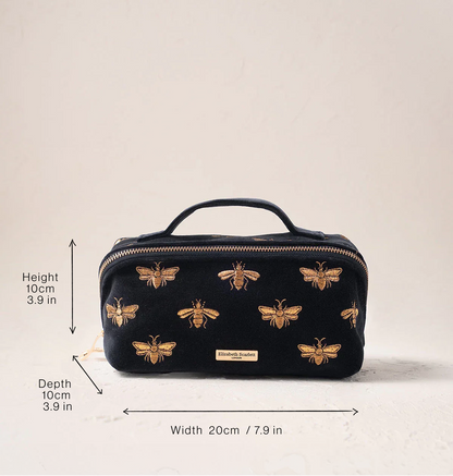 Honey Bee Open Flat Makeup Bag