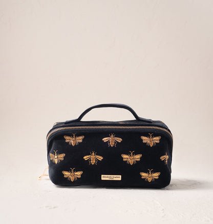 Honey Bee Open Flat Makeup Bag