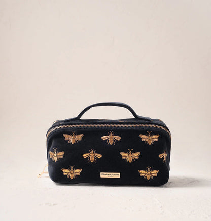 Honey Bee Open Flat Makeup Bag