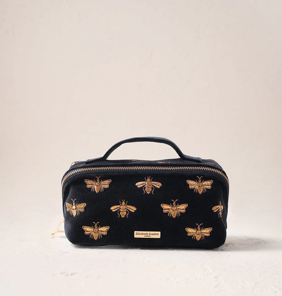 Honey Bee Open Flat Makeup Bag – Elizabeth Scarlett
