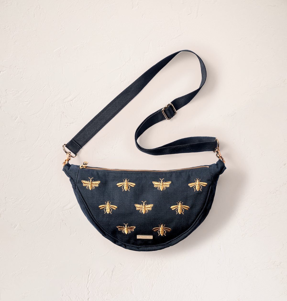 Honey Bee Canvas Crossbody Sling Bag