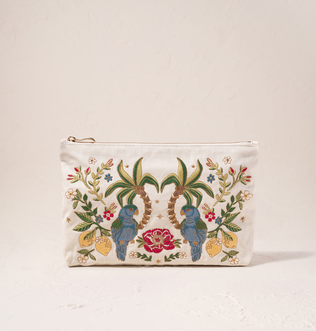 Tropical Parrot Everyday Pouch – Elizabeth Scarlett
