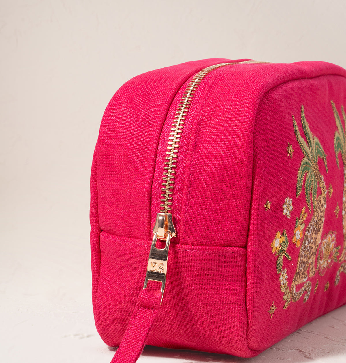 Tropical Jaguar Makeup Bag – Elizabeth Scarlett