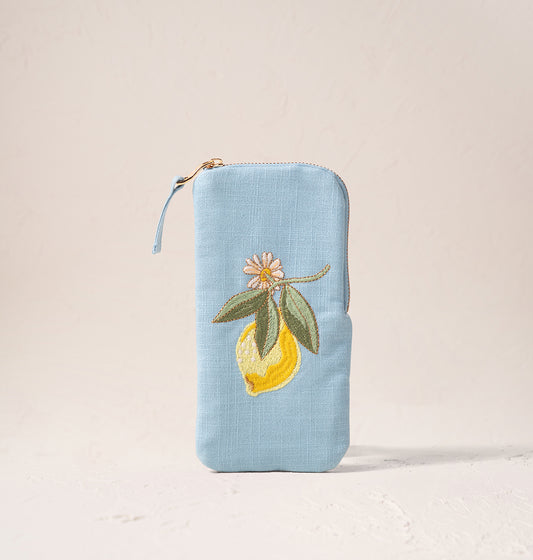 Lemon Blossom Glasses Case
