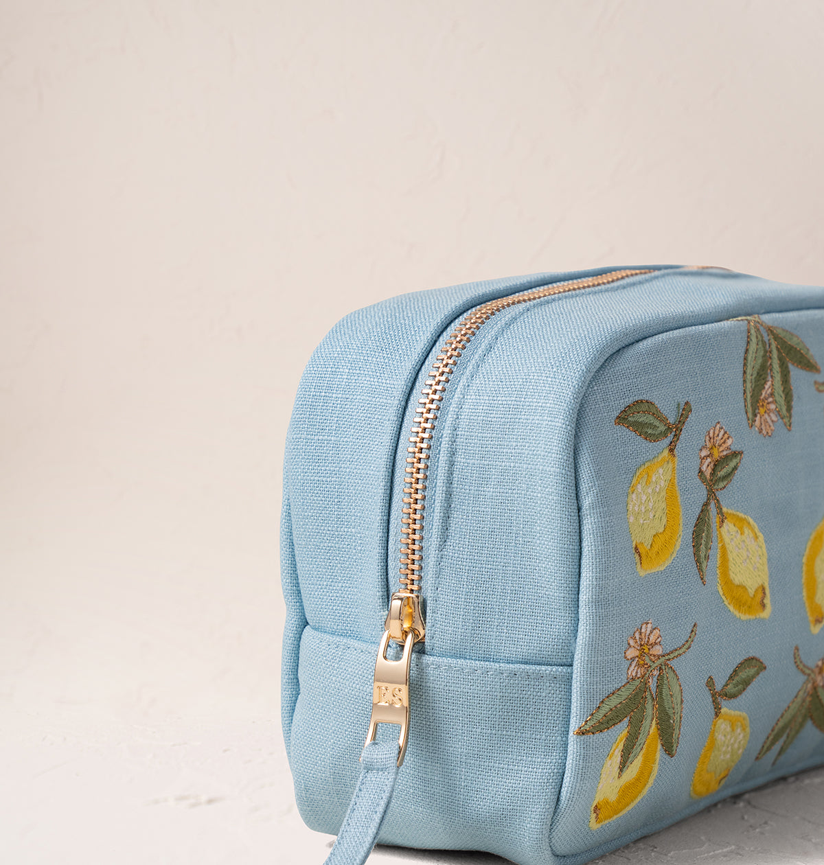 Lemon Blossom Makeup Bag