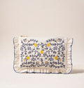 Lemon Garden Frill Pouch