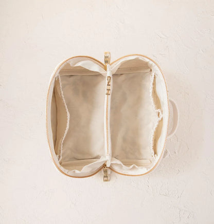 Lemon Garden Open Flat Makeup Bag
