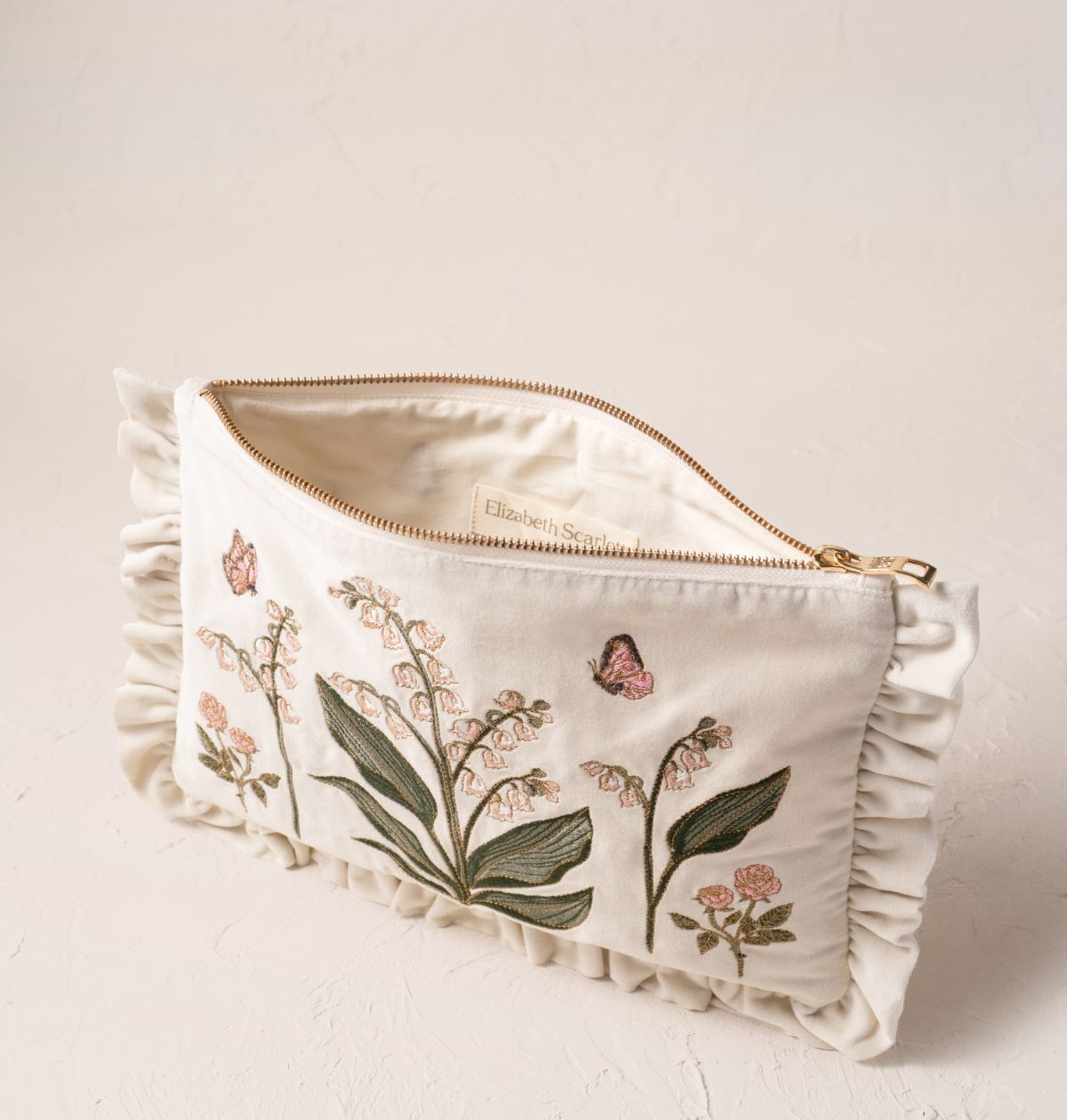 Lily of the Valley Frill Pouch