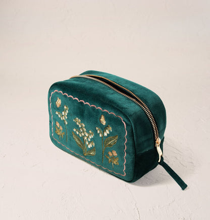 Lily of the Valley Makeup Bag