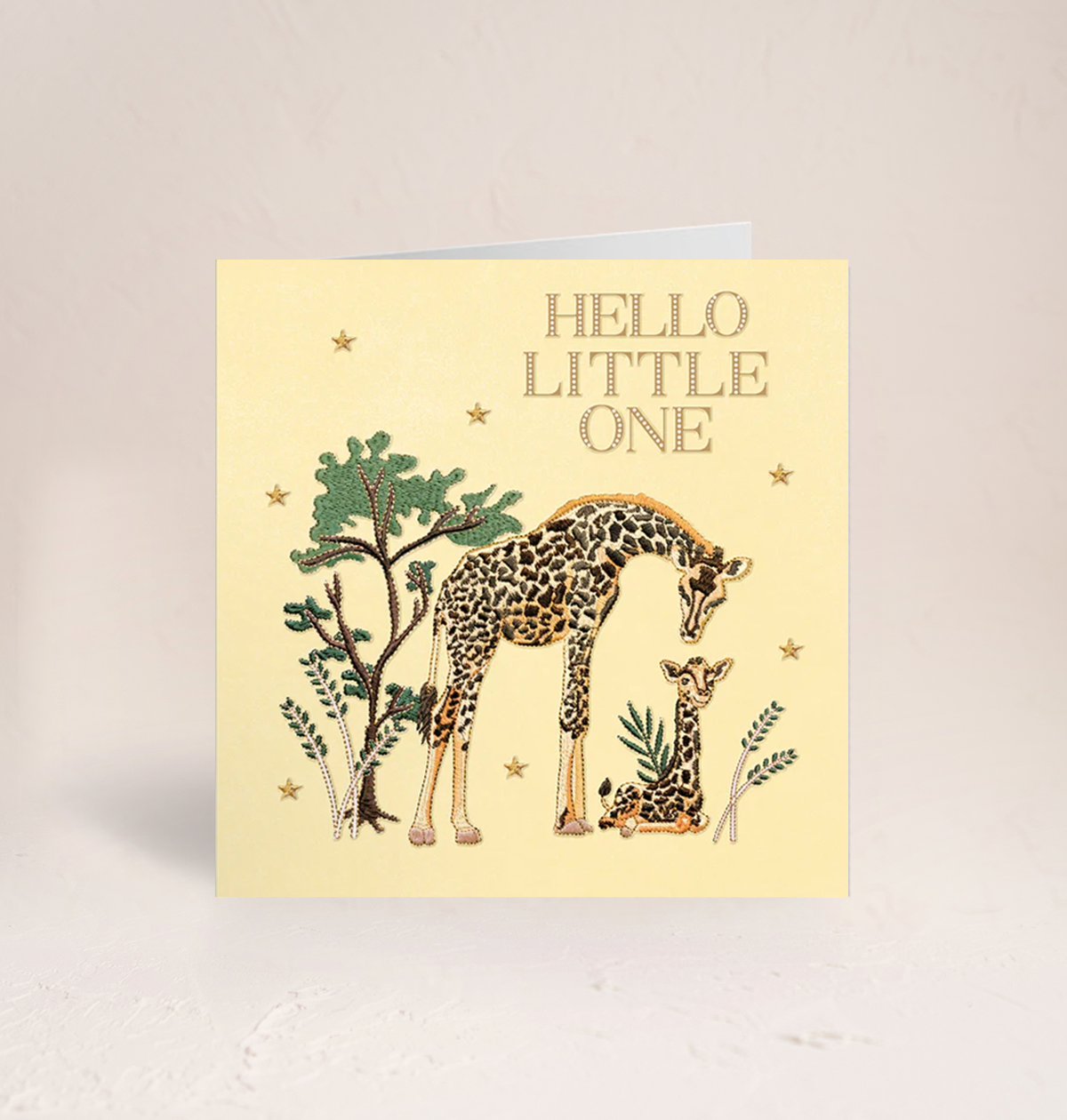 Giraffe New Baby Card