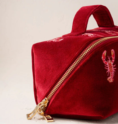 Lobster Open Flat Makeup Bag
