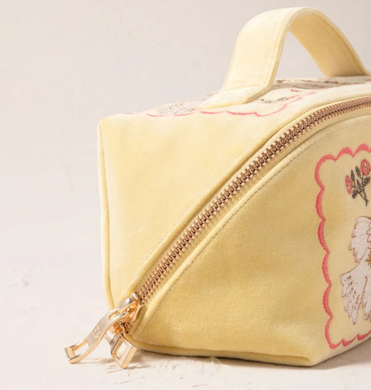 Love Birds Open Flat Makeup Bag
