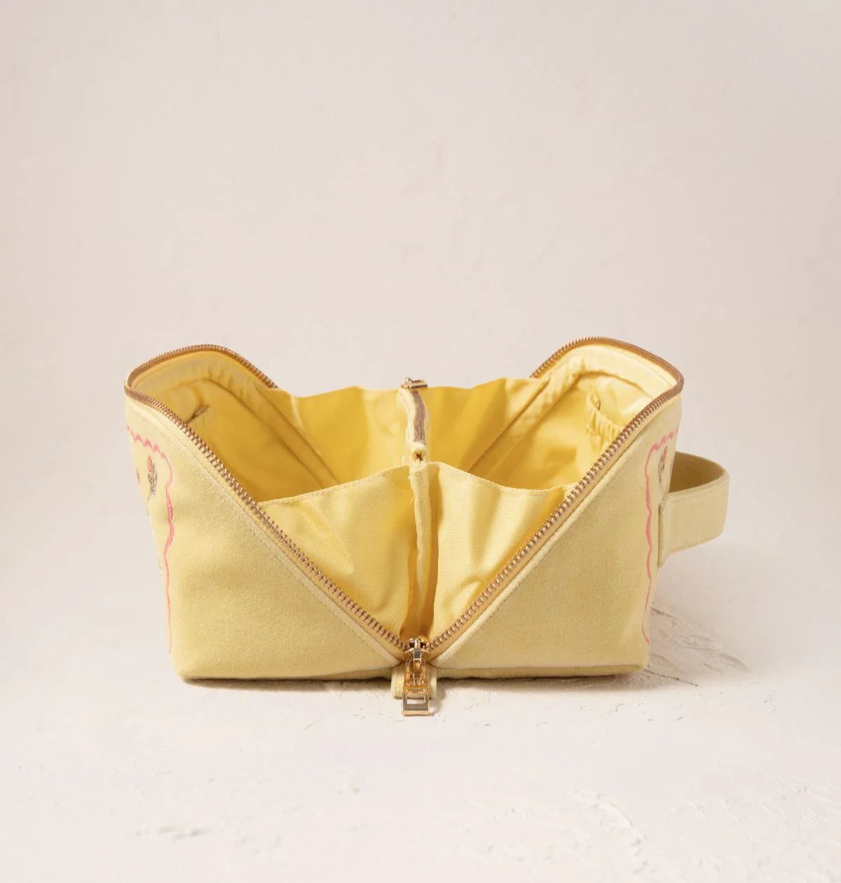 Love Birds Open Flat Makeup Bag