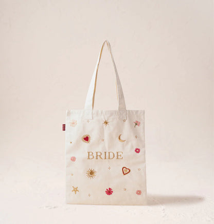 Love Charm Bride Canvas Tote