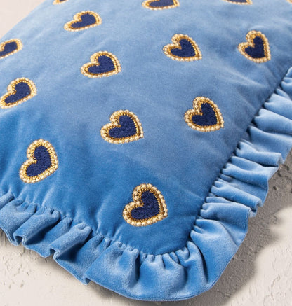 Love Hearts Frill Pouch