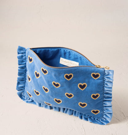 Love Hearts Frill Pouch
