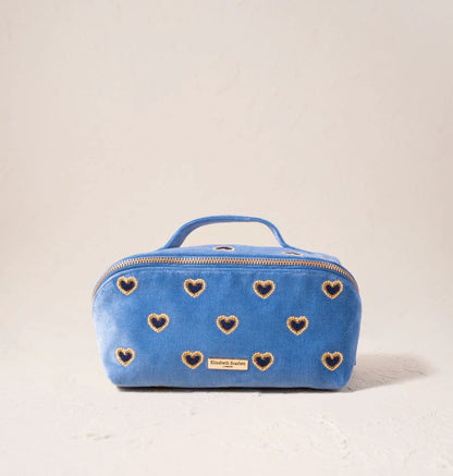 Love Hearts Open Flat Makeup Bag