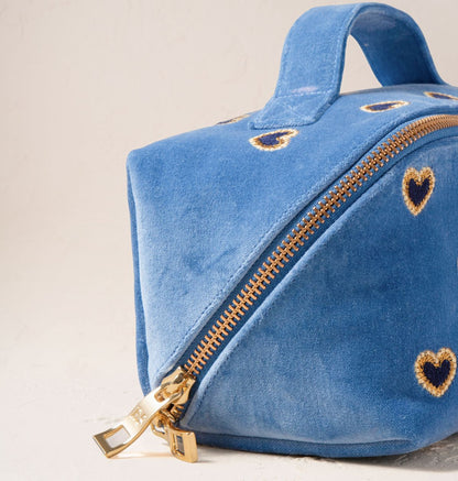 Love Hearts Open Flat Makeup Bag