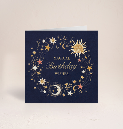 Celestial Birthday Card