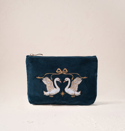 Majestic Swans Mini Pouch