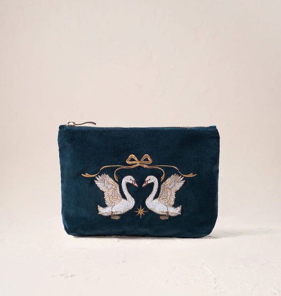 Majestic Swans Mini Pouch – Elizabeth Scarlett