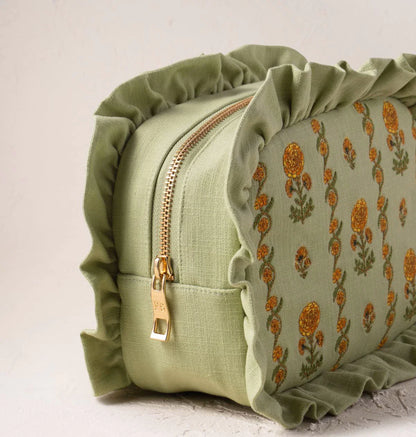 Marigolds Frill Makeup Bag