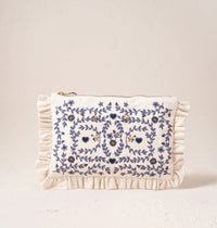 Mediterranean Garden Frill Pouch