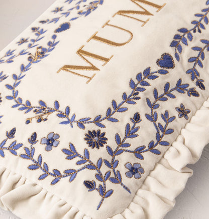 Mediterranean Garden Mum Frill Pouch