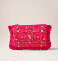 Mediterranean Garden Frill Pouch