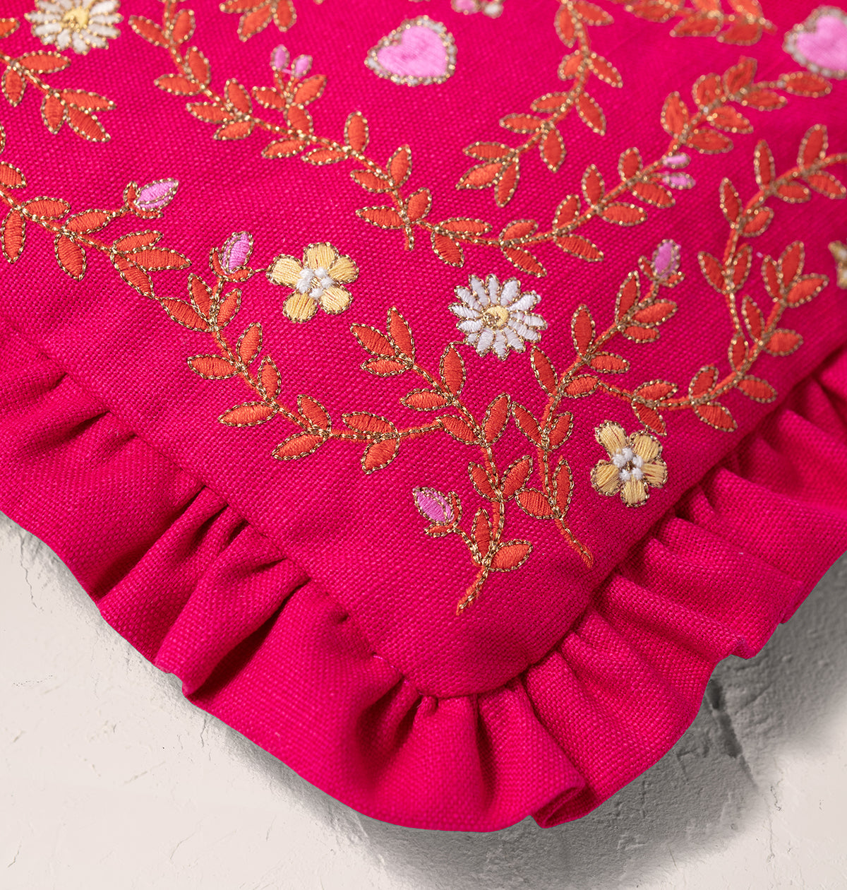 Mediterranean Garden Frill Pouch