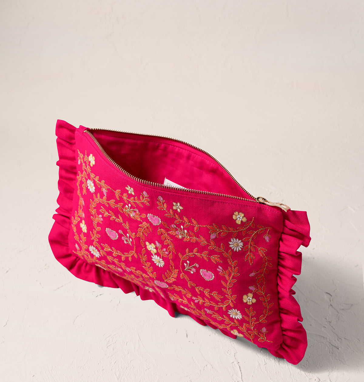 Mediterranean Garden Frill Pouch