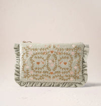 English Garden Frill Pouch
