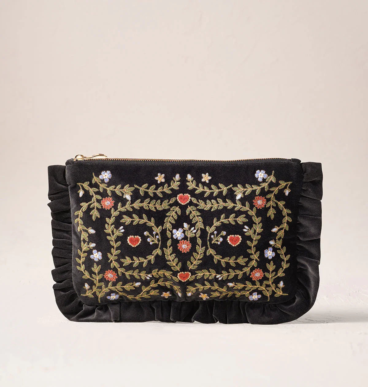 Mediterranean Garden Frill Pouch
