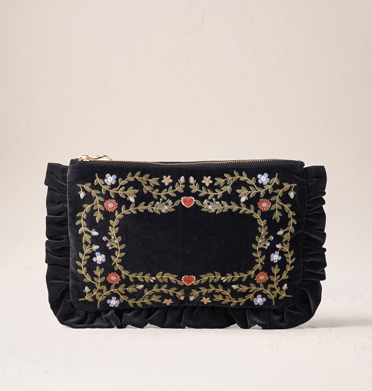 Mediterranean Garden Frill Pouch