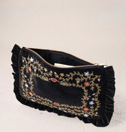 Mediterranean Garden Full Name Frill Pouch