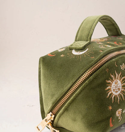 Midnight Mysticism Open Flat Makeup Bag