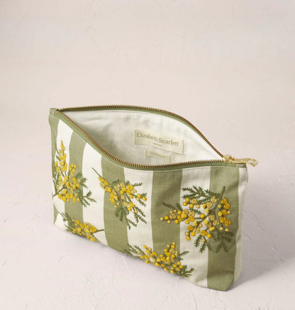 Mimosa Stripe Printed Everyday Pouch