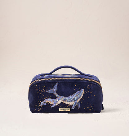 Mystical Whale Open Flat Makeup Bag