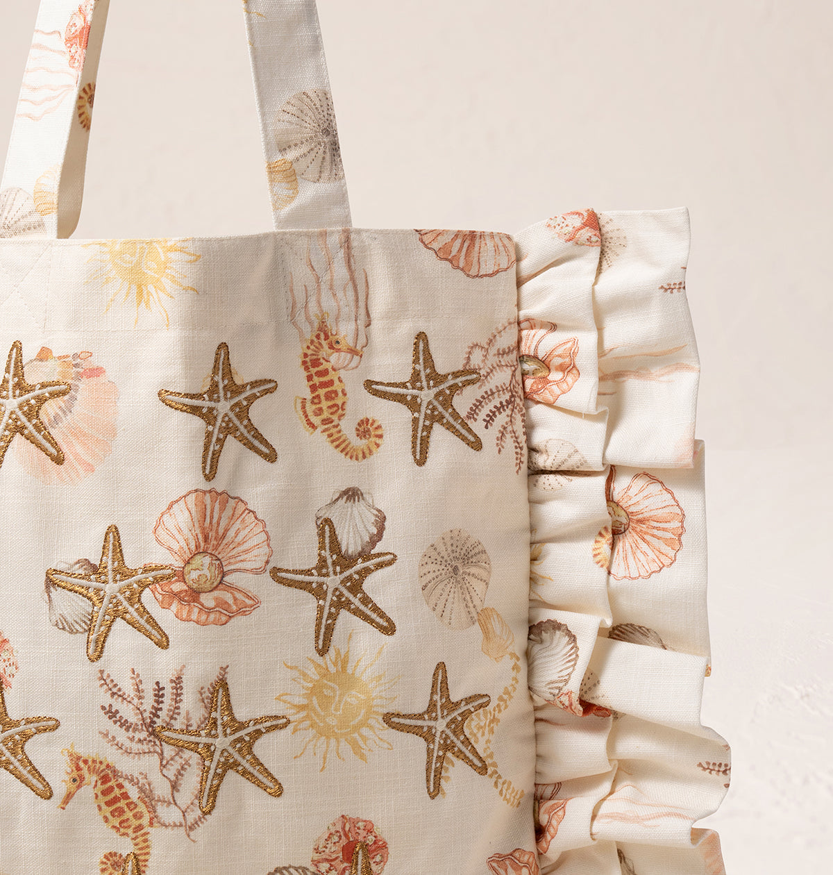 Ocean Treasures Frill Tote