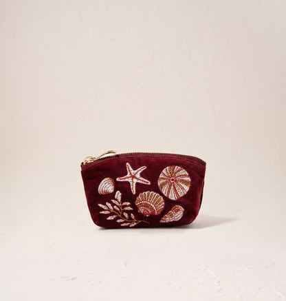 Ocean Treasures Velvet Coin Purse