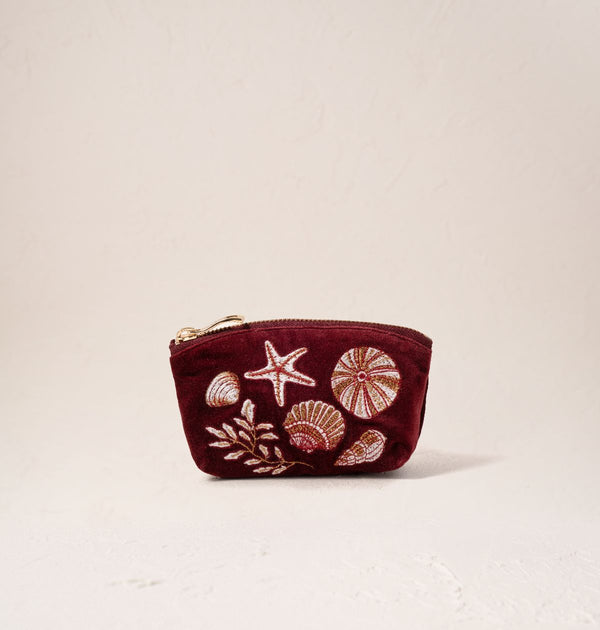 Ocean Treasures Velvet Coin Purse