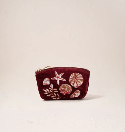 Ocean Treasures Velvet Coin Purse