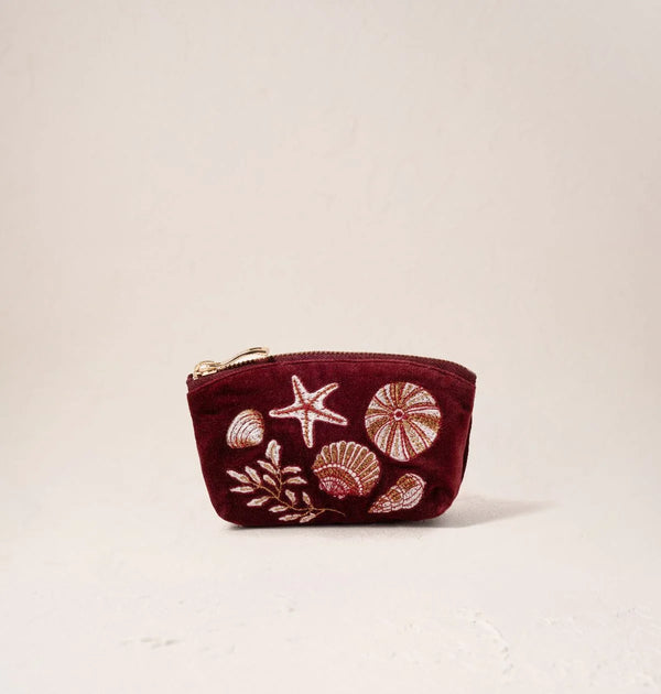 Ocean Treasures Velvet Coin Purse