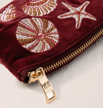 Ocean Treasures Velvet Coin Purse