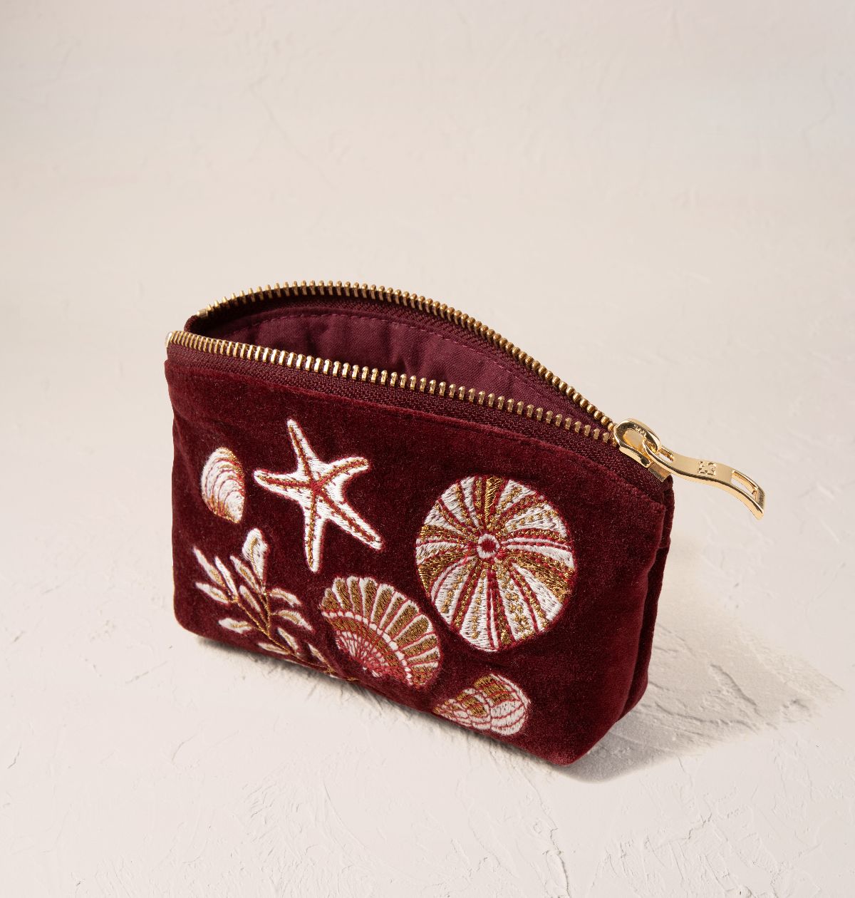 Ocean Treasures Velvet Coin Purse